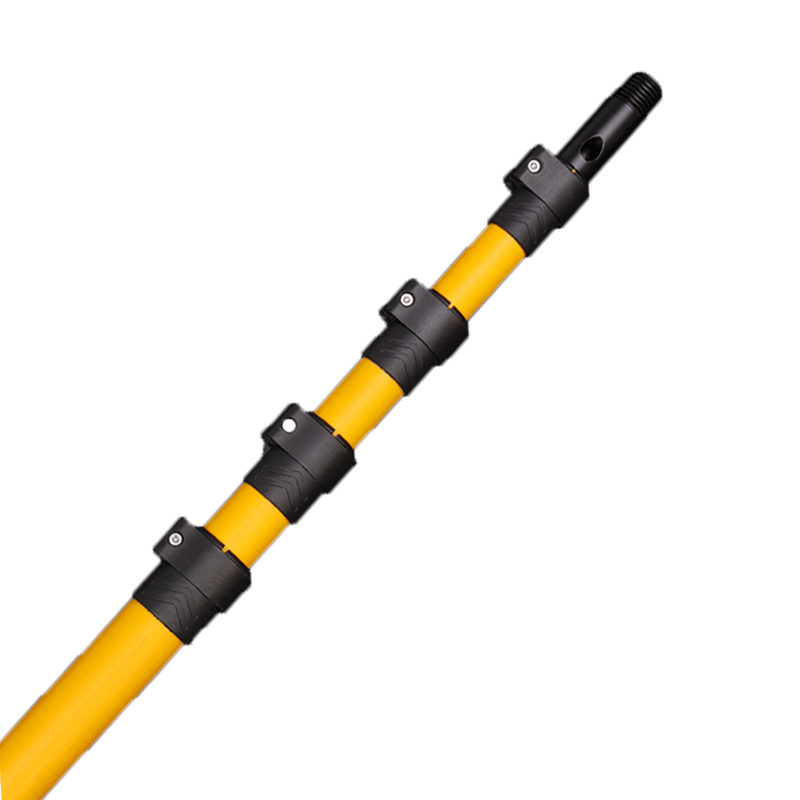 Yellow Painted Window Cleaning Poles