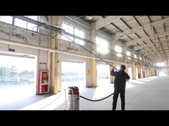 20FT Telescopic Carbon Fibre Gutter Pole For Exhaust Vents , 20 Foot Gutter Vac Pole Matte Black