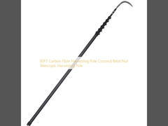60FT Carbon Fiber Harvesting Pole Coconut Betel Nut Telescopic Harvesting Pole