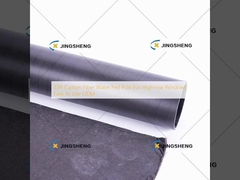 33ft Carbon Fiber Water Fed Pole For High-rise Windows Easy To Use ODM