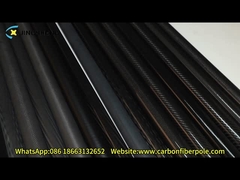 33ft Carbon Fiber Water Fed Pole For High-rise Windows Easy To Use ODM