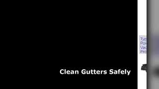 20FT Gutter Vacuum Pole Clean Safely