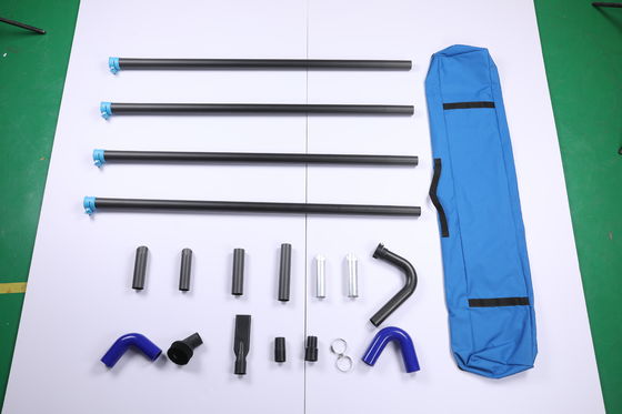 kopen Multifunktioneel koolstofvezel gootstang 40 mm 50 mm OD koolstofvezel goot reiniging kit online vervaardiging
