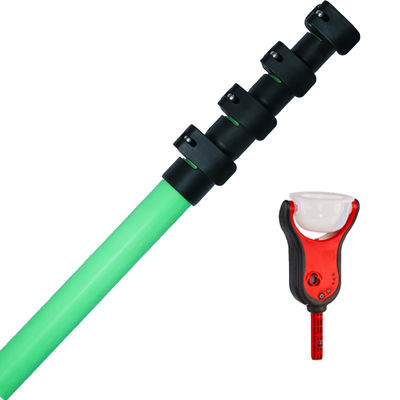ซื้อ 30FT เครื่องตรวจจับควัน Tester Extension Pole 9m Carbon Fiber ควันระวัง การผลิตออนไลน์