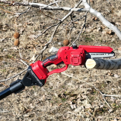 Buy Garden Maintenance Long Pole Chainsaw Electric 18FT Telescopic Electric Pole Chain Saw online manufacture