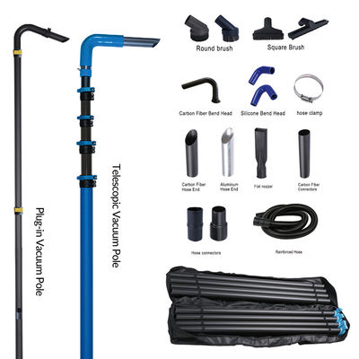 Αγορά 28FT Carbon Fiber High Reach Gutter Cleaning Pole Καλύτερο για βιομηχανική χρήση Μέγιστη εμβέλεια με σταθερότητα ηλεκτρονική κατασκευή