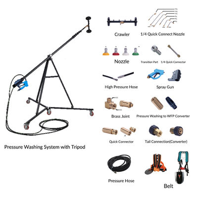 comprar 45 pies de fibra de carbono lanza telescópica para lavadoras de presión Eficiente y seguro ODM apoyo Fabricación en línea