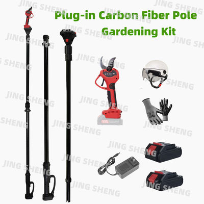 comprar Kit de poda de jardim: 18ft plug-in de fibra de carbono pole Pruner árvore e bateria de iões de lítio 20,00 para energia constante Fabricação em linha