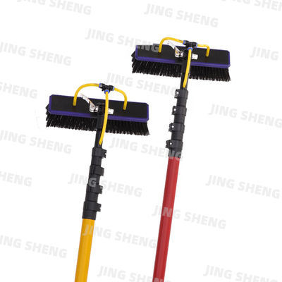 Buy 40ft Retractable Fiberglass Window Cleaning Rod for High-Rise Buildings Durability Strong Clamps online manufacture