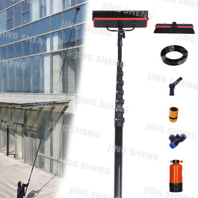 خرید قطب تمیز کردن پنجره فیبر کربن 45 فوت برای پنجره های بلند آسان برای استفاده، اندازه های سفارشی، ODM تولید آنلاین