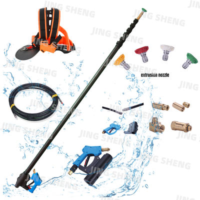 ซื้อ 33 ฟุต สายใยคาร์บอน Telescopic กระดานความดันสูง 4000 psi ความดันสูงสุด, สําหรับหลังคา, รั้ว, ช่องน้ํา การผลิตออนไลน์
