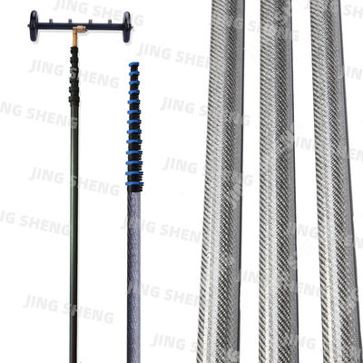 Buy 45ft Keclar Carbon Fiber Telescopic  Pole for High Pressure Washer Telescopic Guns ODM Support online manufacture