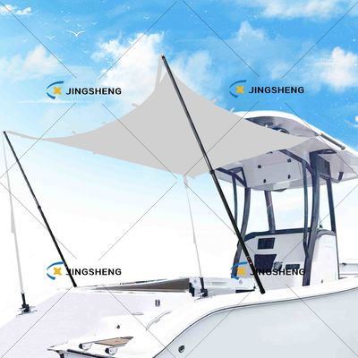 8ft Heavy Duty Sunshade Pole Didesain untuk Outrigger - Glossy Black